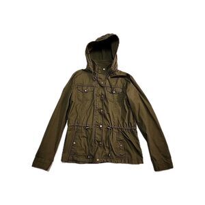 Ashley By 26 International Utility Jacket Army Green Anorak Womens XL Grunge